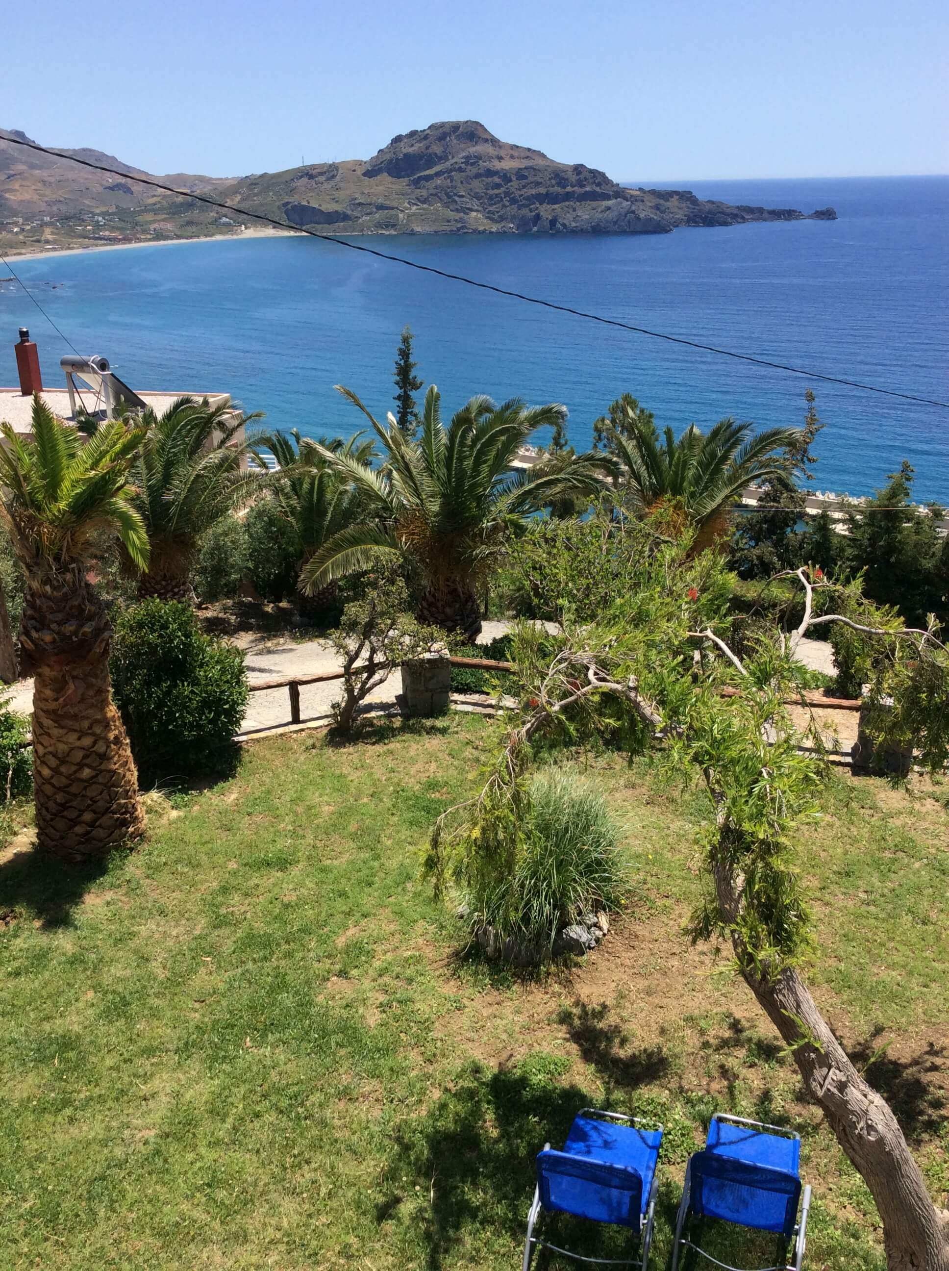 view of garden from balcony Elgini Studios