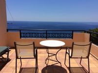 balcony with sea view from Elgini Studios