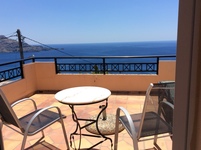 balcony with sea view from Elgini Studios